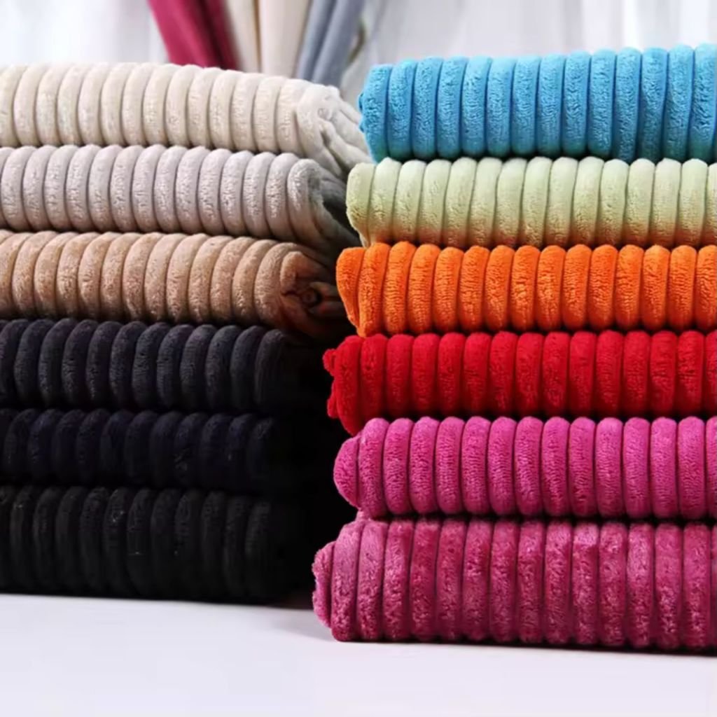 Manta Canelada Casal 2,00 x 1,80 Toque Aveludado