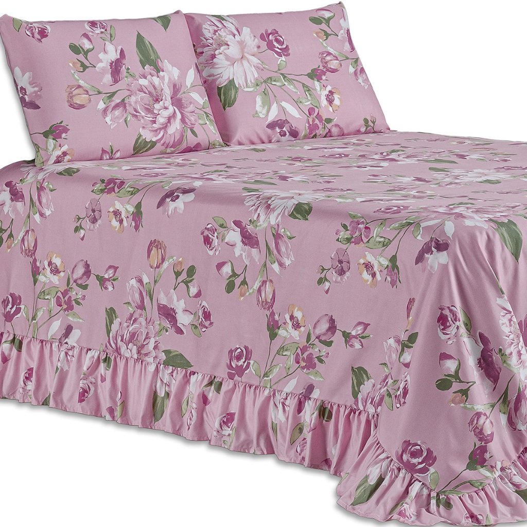 Kit Colcha Cobre Leito King 400 Fios Toque Macio 3 Peças com Porta Travesseiro